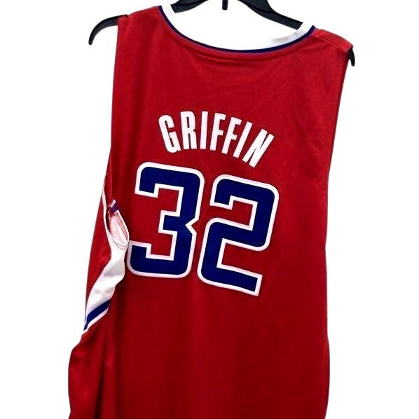 Adidas Los Angeles Clippers Blake Griffin #32 Red NBA Jersey XXL Length +2"