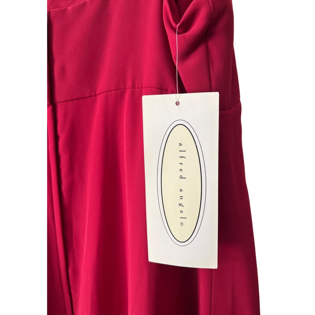 Alfred Angelo Red Sleeveless Chiffon Formal Gown Size 10 NWT