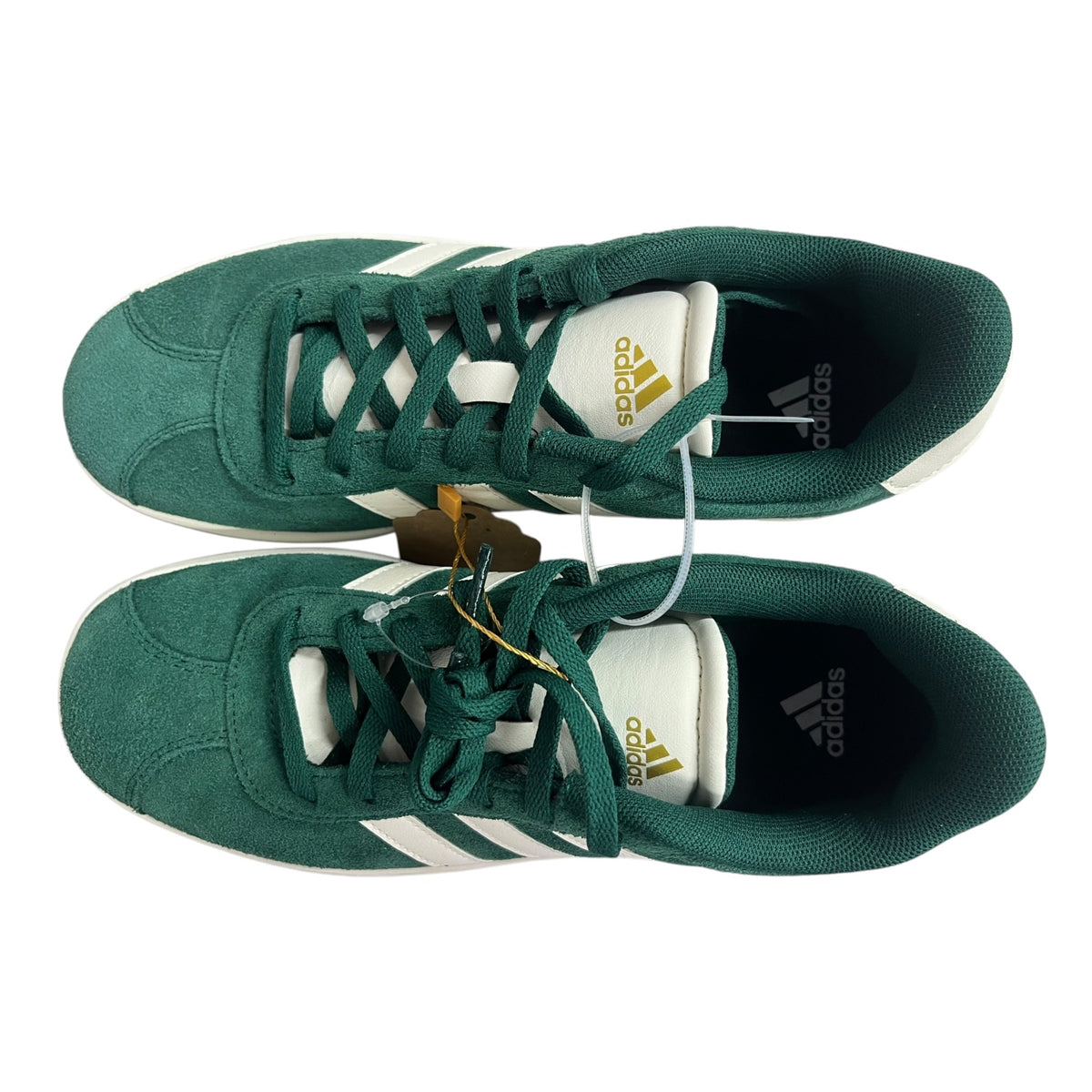 Adidas VL Court 3 Green Suede Sneakers Women's Size 5