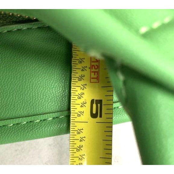 Steve Madden Quilted Green Crossbody Bag With Adjustable Straps
