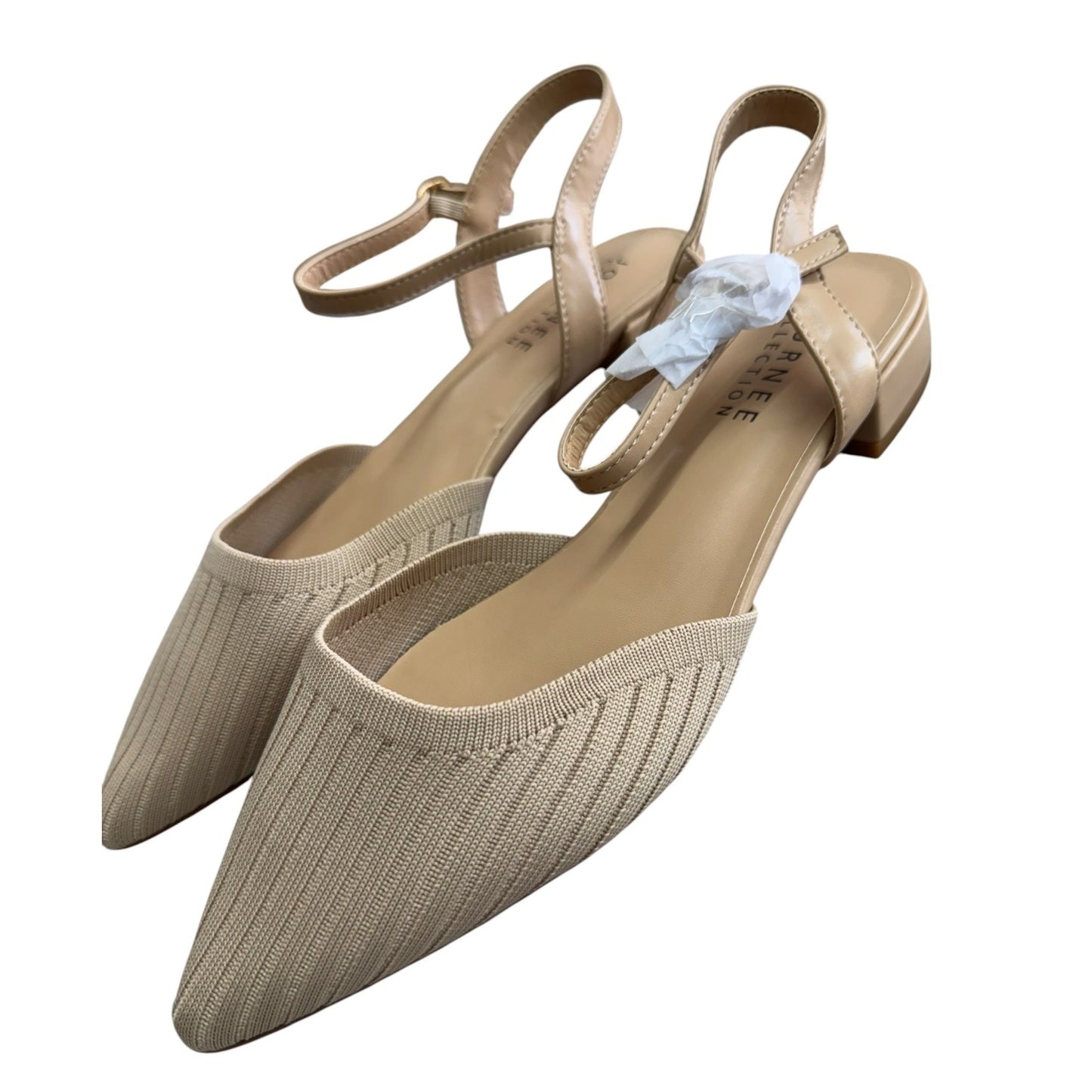 Journee Collection WD-Ansley Tan Size 11 Wide Width NWB Women's Heels
