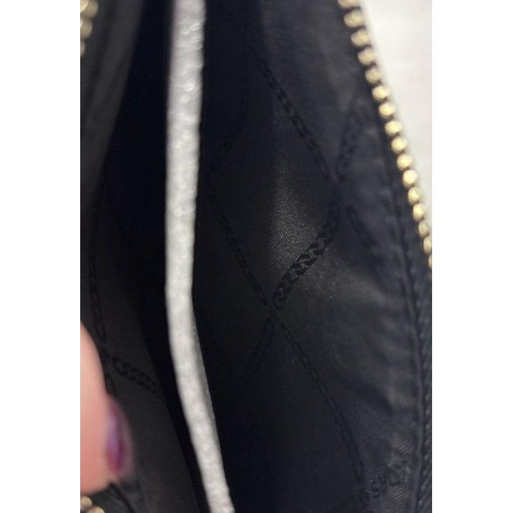 Michael Kors Black Pebbled Leather Wristlet Wallet