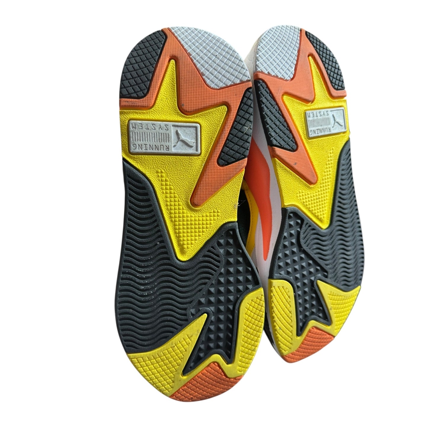 Puma RS-X Bold Multicolor Mens Sneakers Size 10- Black/Orange/Yellow/White