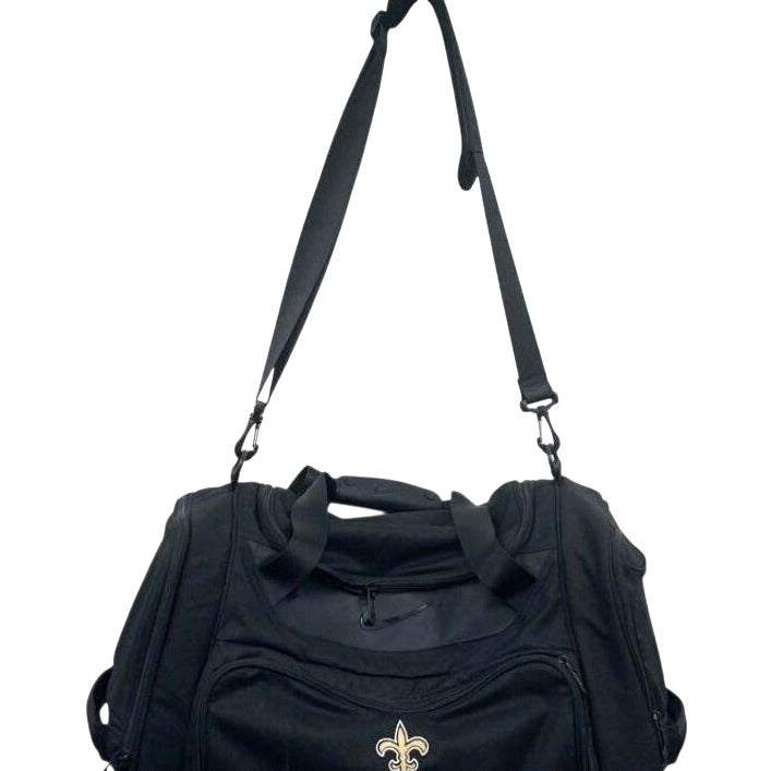 New Orleans Saints Nike Duffle Bag Black