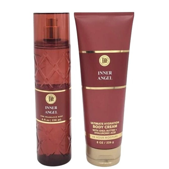 Luxury Inner Angel Fragrance Mist & Body Cream Set With Hydrating Shea Butter