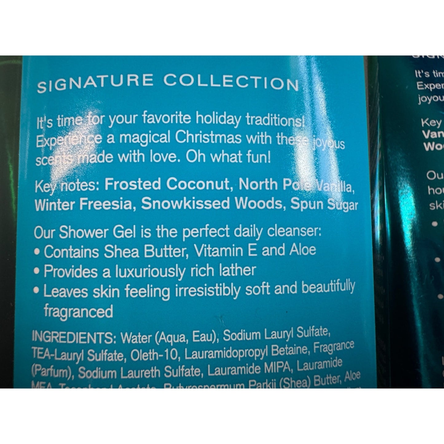 Bath & Body Works 3 Pc Frosted Coconut Snowball Holiday Set