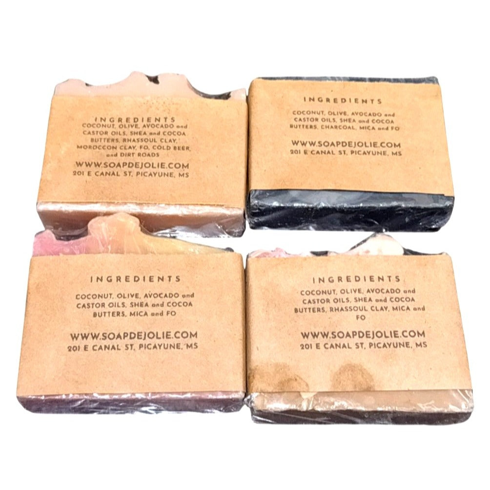 Soap De Jolie Handcrafted 4pc Soap Set NEW