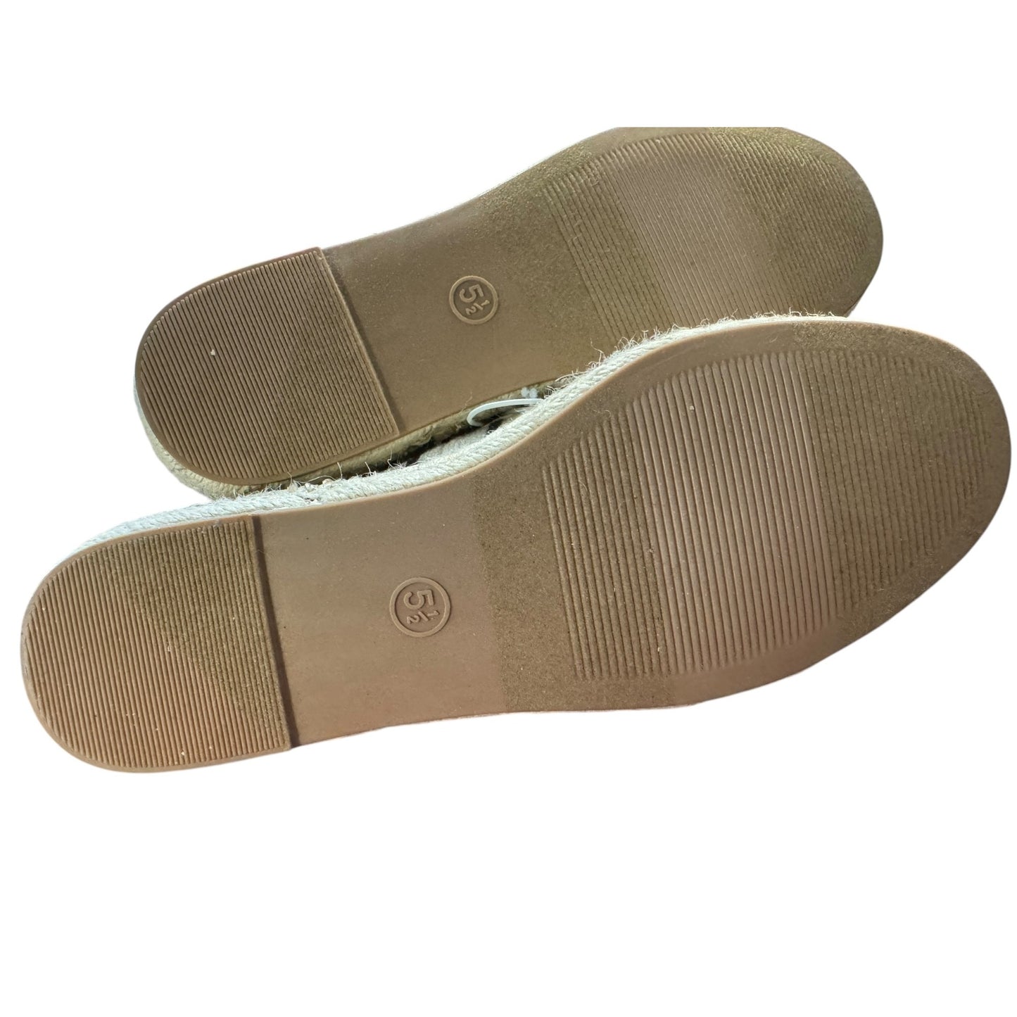 Striped Canvas Espadrille Slip-On Shoes size 5.5 NWOT
