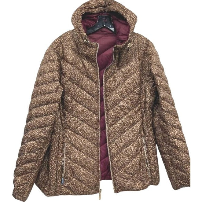 Women's Reversible Michael Kors Nylon Packable Puffer Medium Jacket NWOT