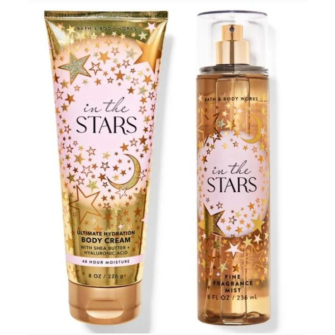 Luxurious Bath & Body Works In The Stars Spray & Lotion Set NEW