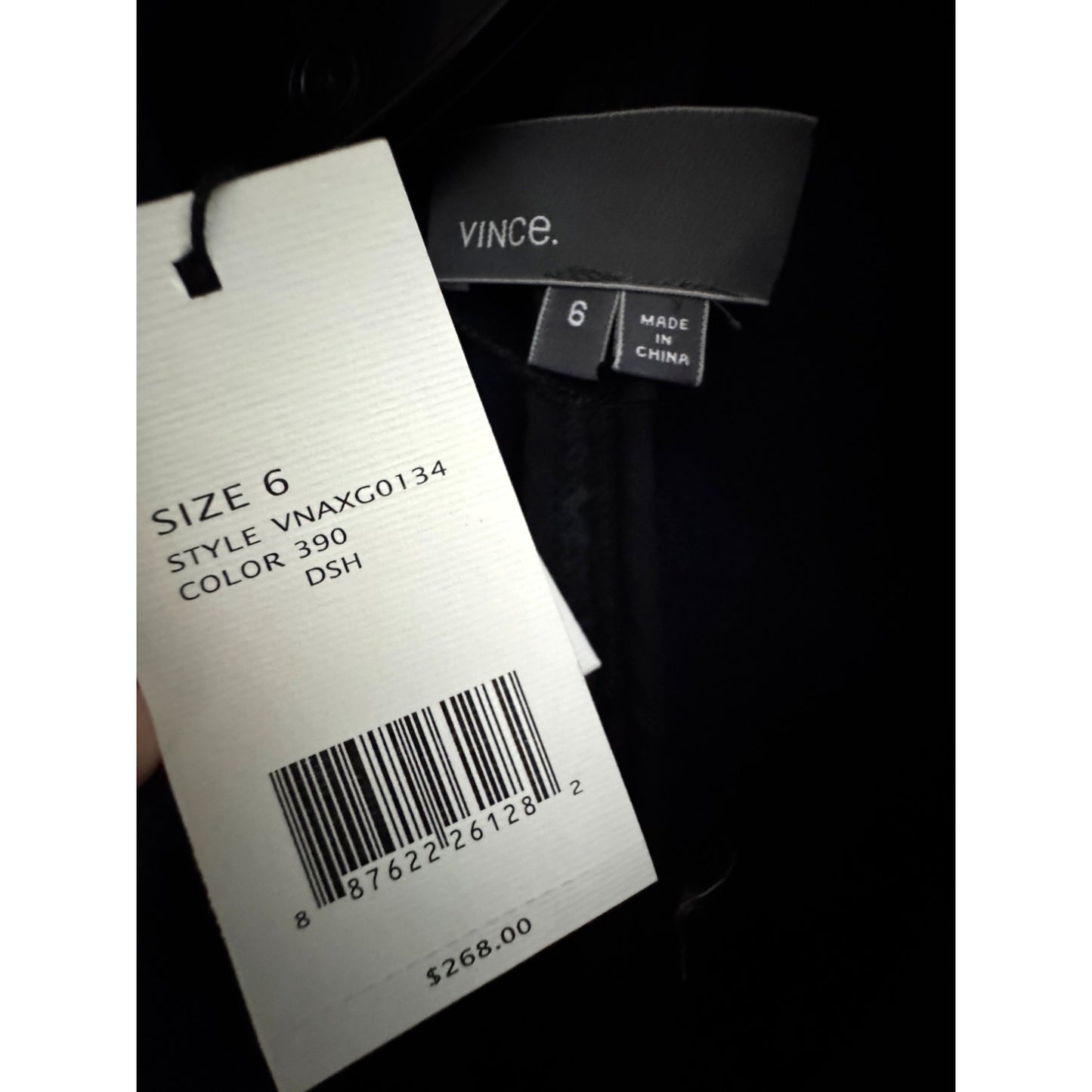 Vince. Kids Double-Breasted Wool-Blend Peacoat Size 6 Gray/Black