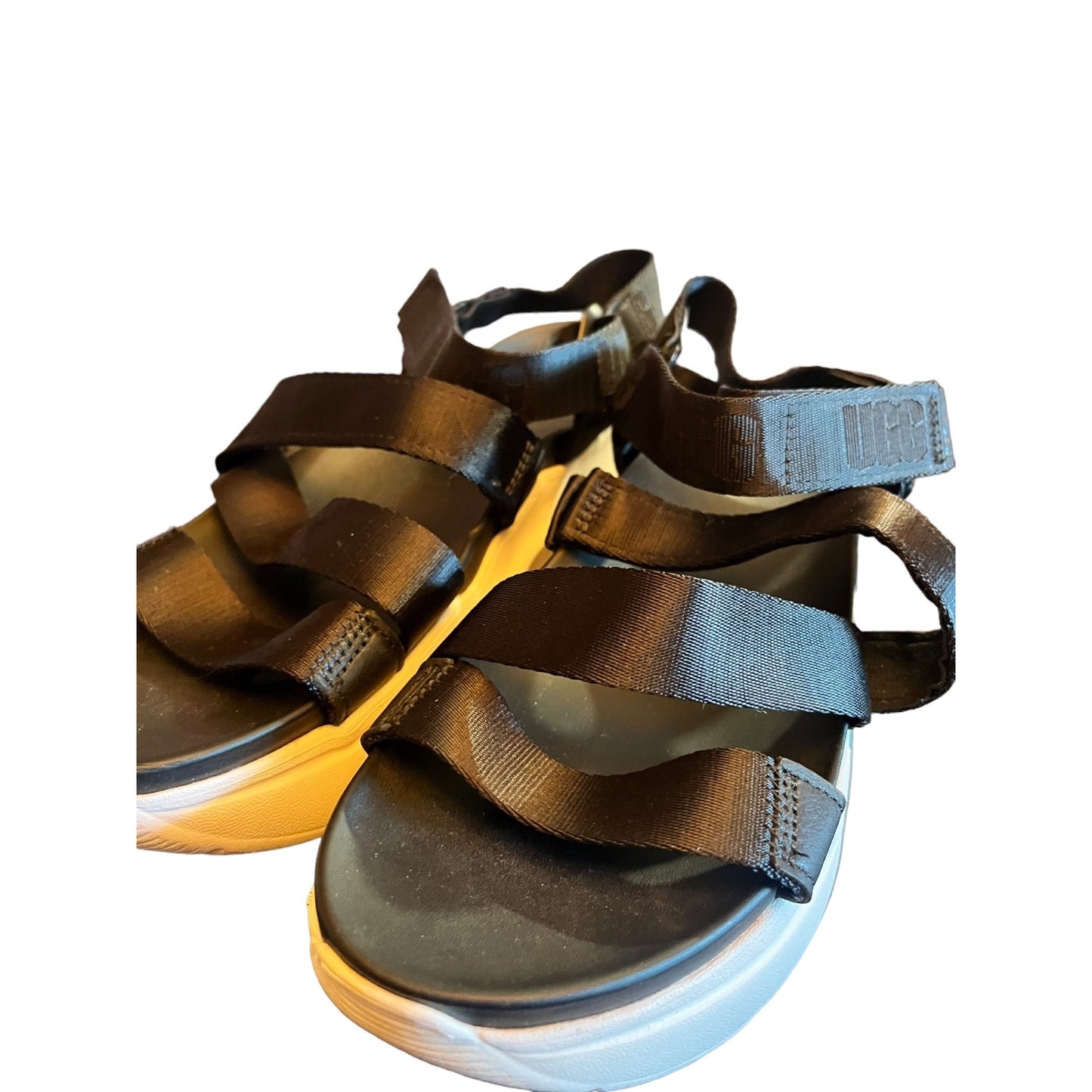 UGG Black Platform Strap Sandals SZ 9