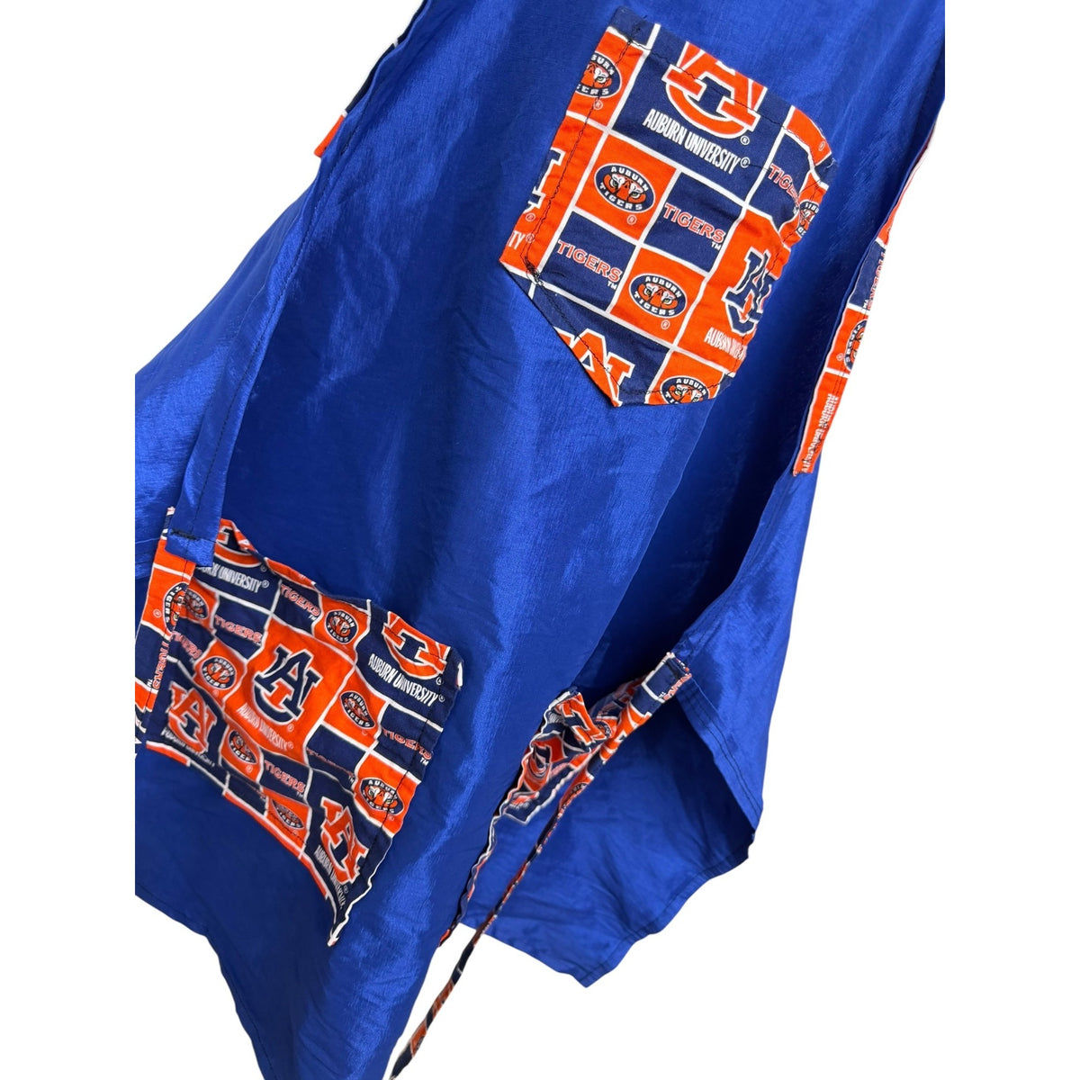 Auburn University Tigers Blue Adjustable Apron With Pockets For Cooking Or Crafts