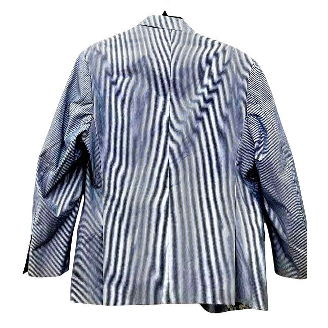 Robert Graham Mens Seersucker Blazer With Colorful Lining Size 40