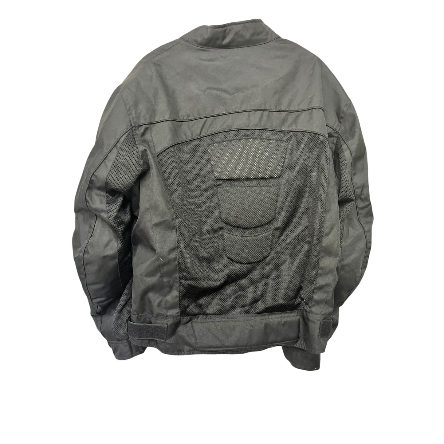 Xelement CF 380 2XL Motorcycle Mesh Textile Jacket With Adjustable Straps & Zippered Pockets Black
