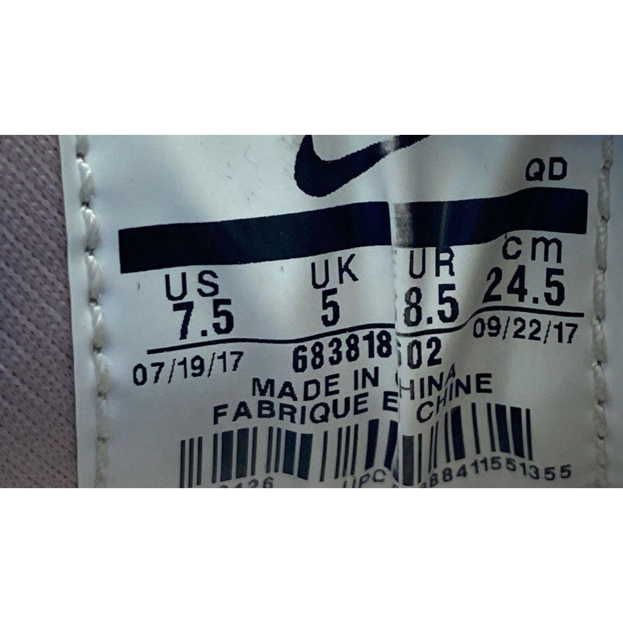 Nike Air Huarache Pink Gray Snakeskin Print Womens Sneakers Size 7.5