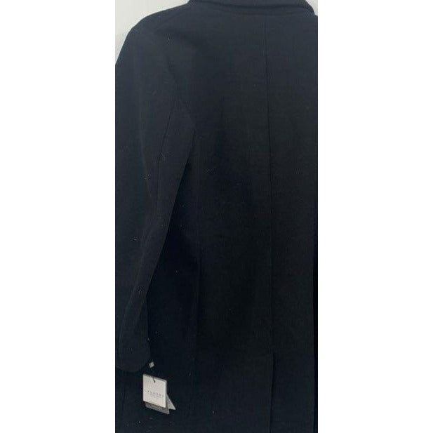 Laundry By Shelli Segal Black Long Coat XL NWT