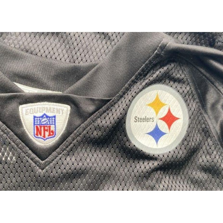 Pittsburgh Steelers #7 Ben Roethlisberger Black NFL SZ M Reebok On-Field Jersey