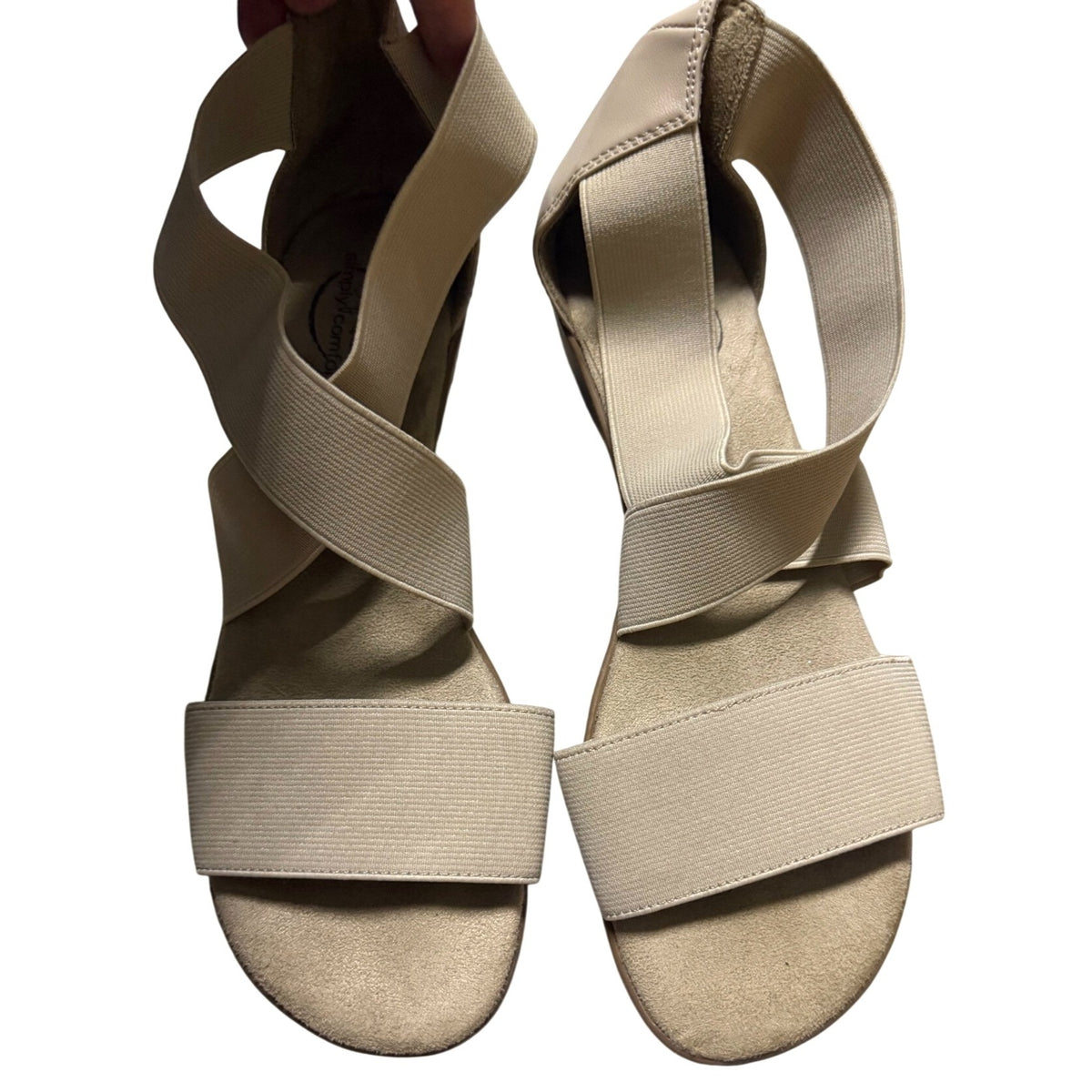 LifeStride Tellie Wedge Sandals Size 8