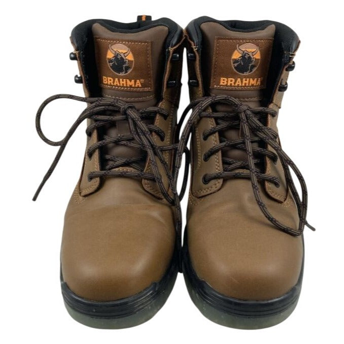 Brahma Men's Combustion 6" Steel Toe Work Boot ASTM F2413-18 Brown Size 7.5 US