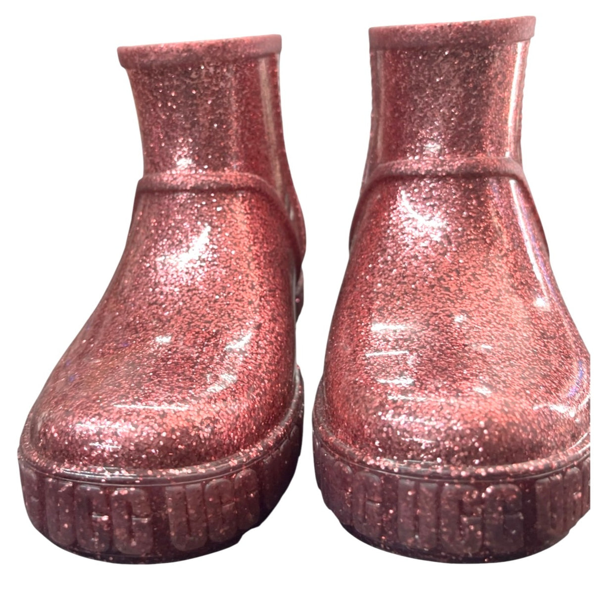 UGG Kids Rain Drizlita Glitter Boots Size 13