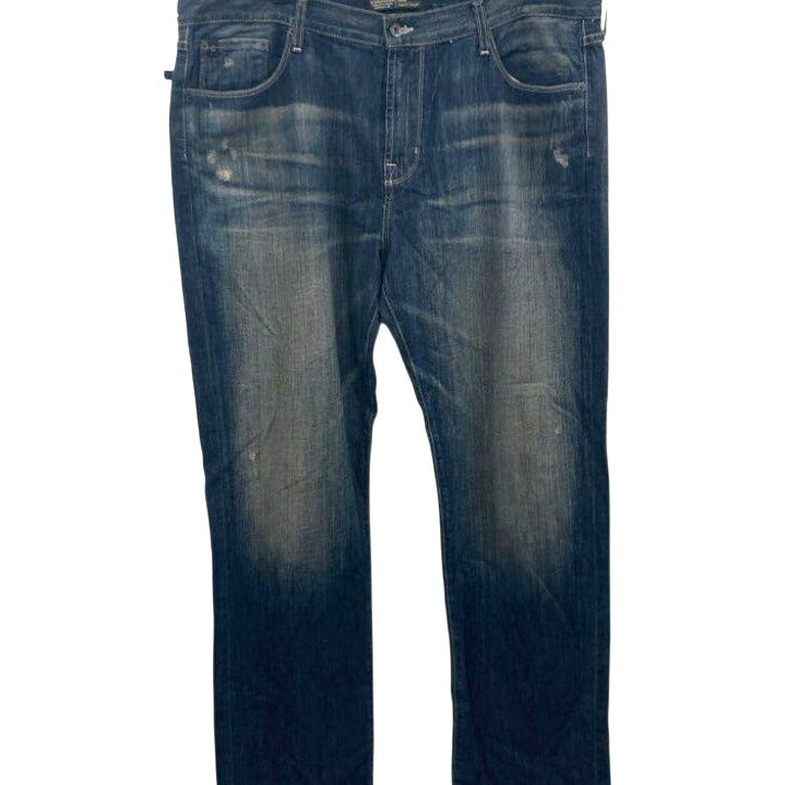 Big Star Union Regular Straight Blue Dark Wash Jeans 40R Eco-Friendly NWT