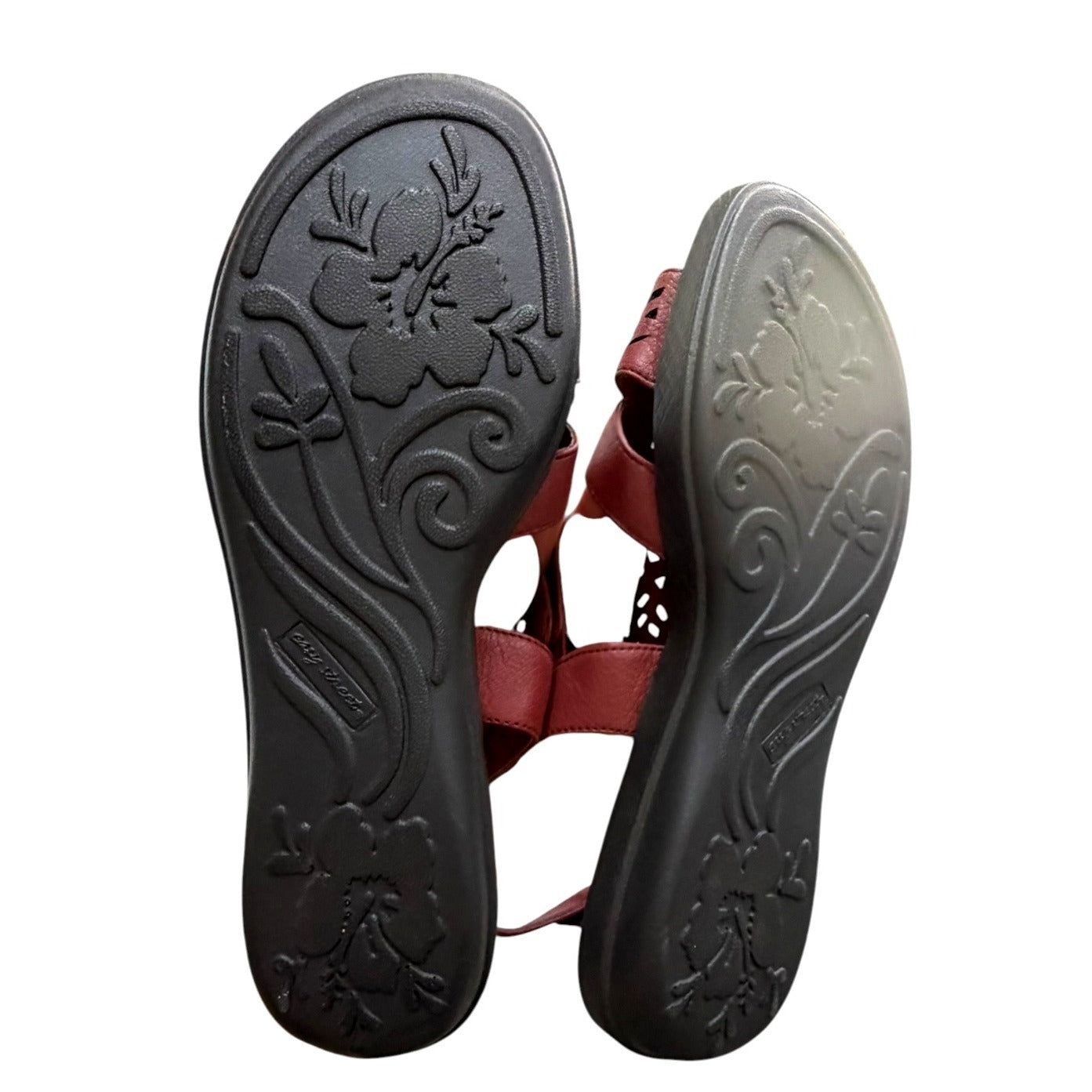 Easy Street Women's Red Sandals 9.5M