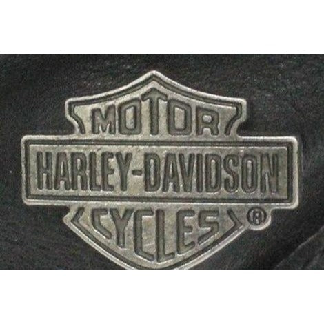 Women's Harley Davidson Black Leather Moto Boots Size 9.5