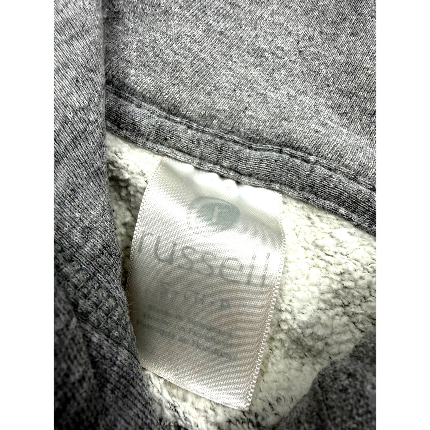 Russell Athletic Gray Hoodie With Tigers Graphic Size S