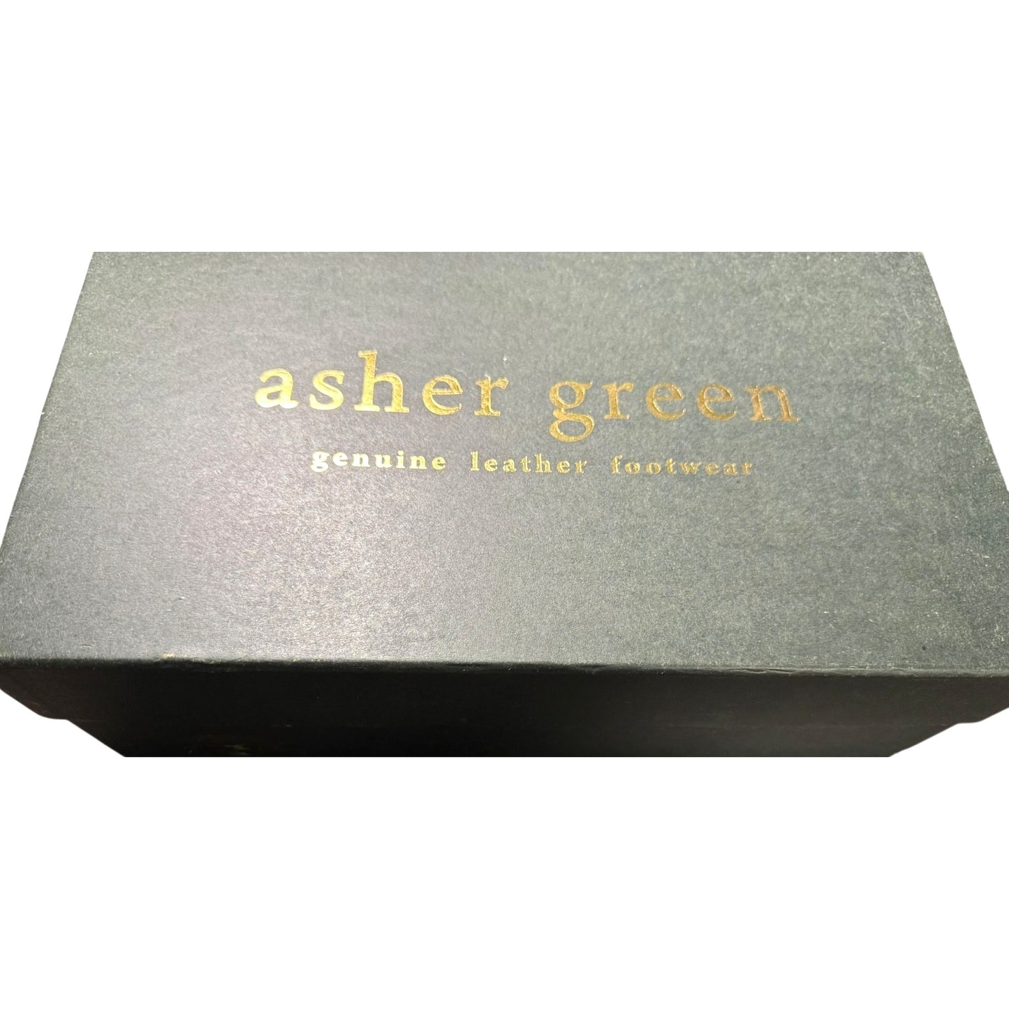 Mens Asher Green Genuine Leather Brown Lace-Up Oxford Dress Shoes Size 10.5