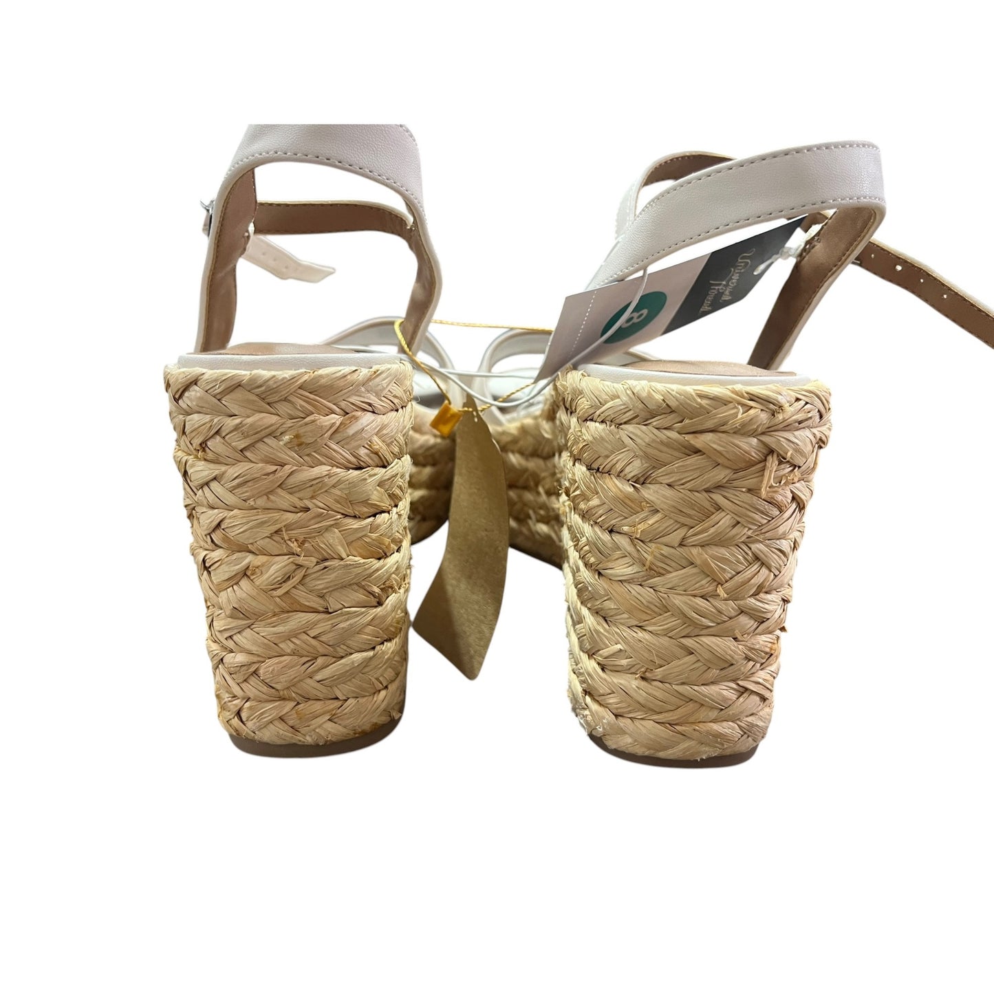 Universal Thread White Alisha Platform Heels SZ 8
