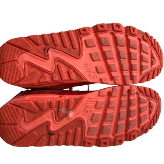 Nike Air Max Shoes Red All-Over Print Youth Size 6.5Y Athletic Sneakers