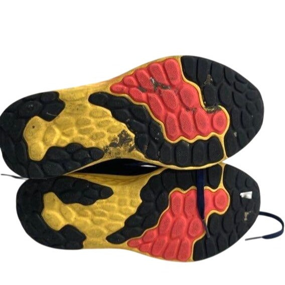 New Balance Boys Blue & Yellow Fresh Foam Arishi v4 Athletic Running Shoes Size 5