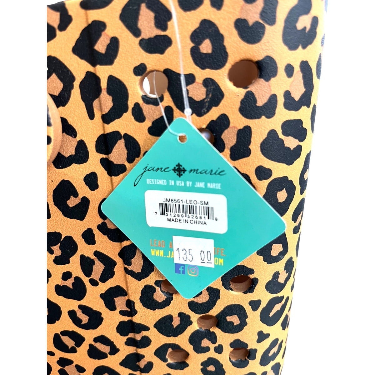 Jane Marie Multi Purpose Leopard Print Tote Bag