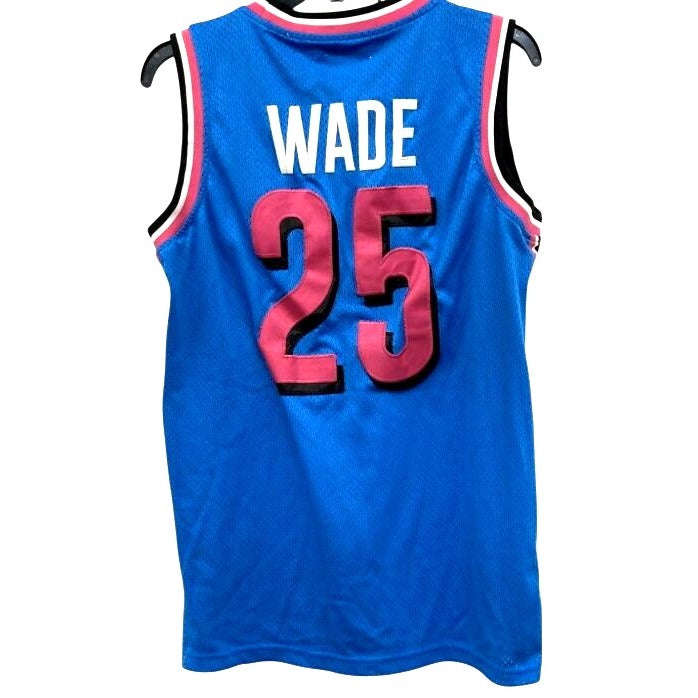 Headgear Classics Wade #25 Blue Basketball Jersey - Size M