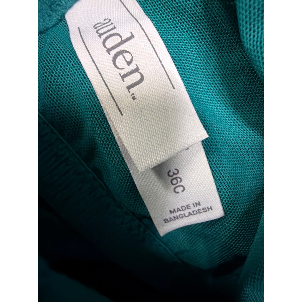 Auden 36C Lightly Lined Demi Coverage Bra NWT