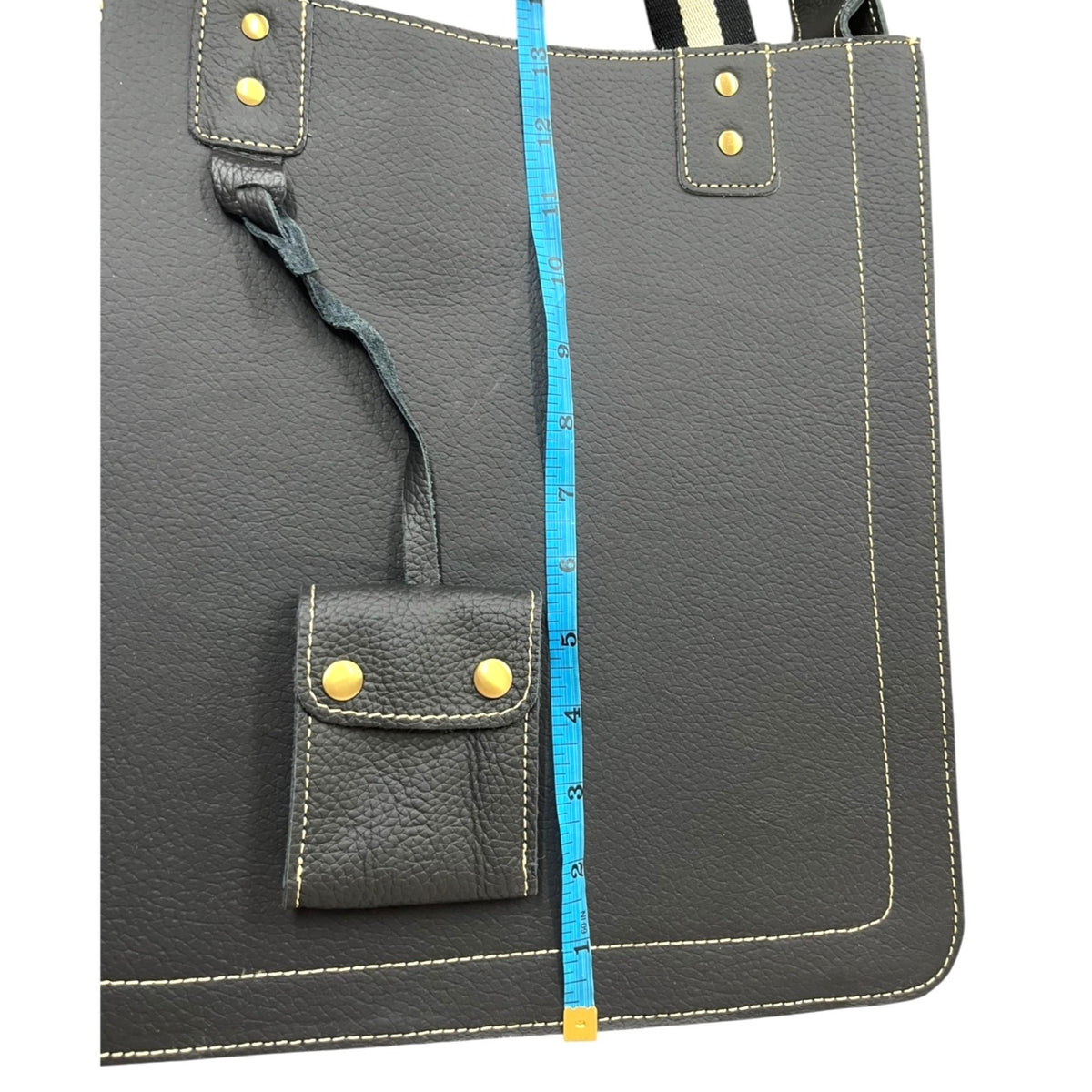 American Leather Legacy Black Leather Tote Bag