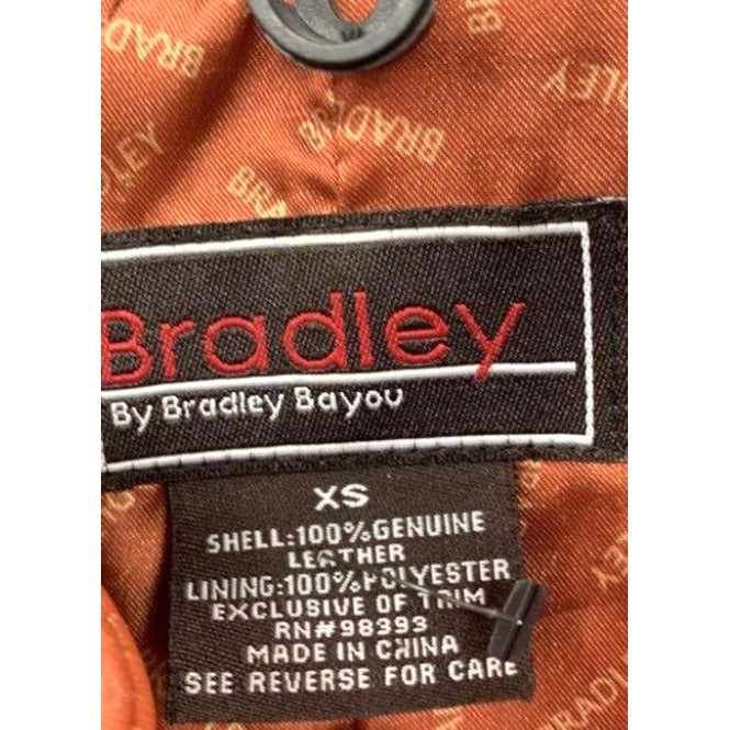 Bradley By Bradley Bayou Women's Genuine Leather Jacket XS