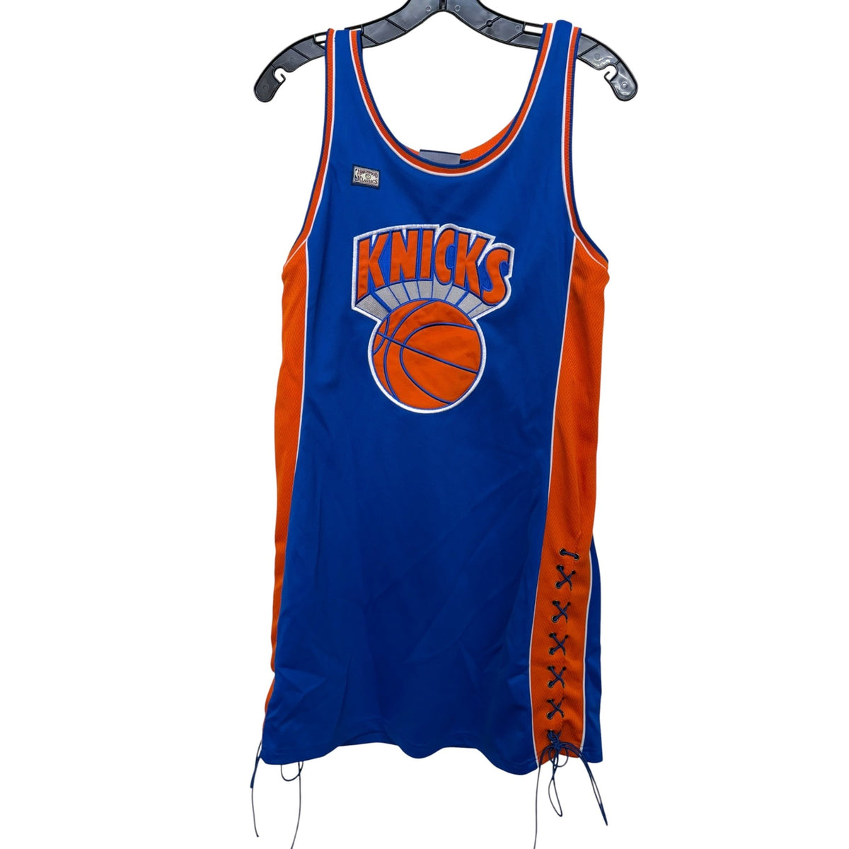 New York Knicks Women's Hardwood Classics Jersey Retro Style Dress SZ L