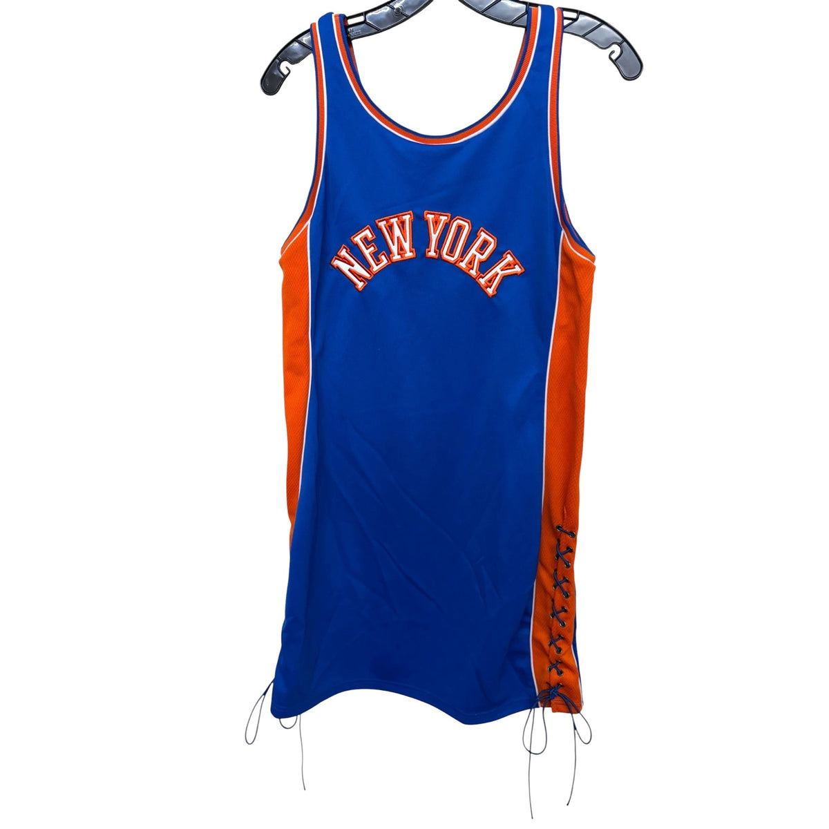 New York Knicks Women's Hardwood Classics Jersey Retro Style Dress SZ L