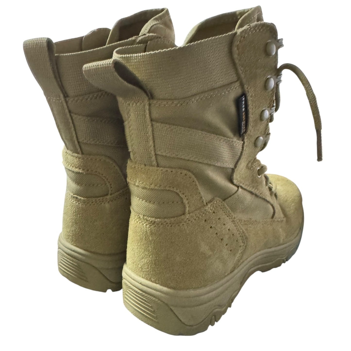 Free Soldier Men's Tactical Boots 8 Inches Sz 7 NWT Lightweight Combat Boots Durable Suede Leather Military Work