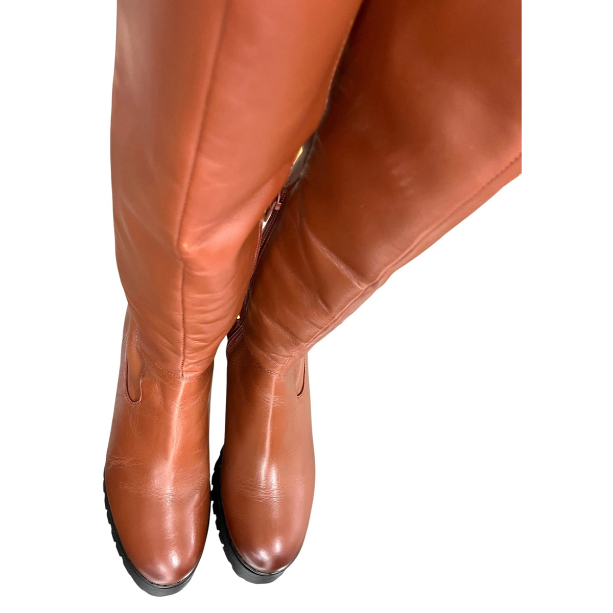 GB Re-Volve Chunky Lug Block Sole Boots SZ 7