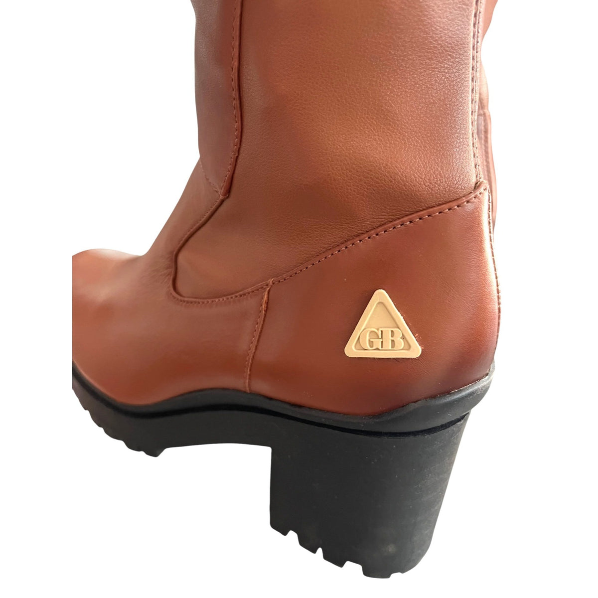 GB Re-Volve Chunky Lug Block Sole Boots SZ 7