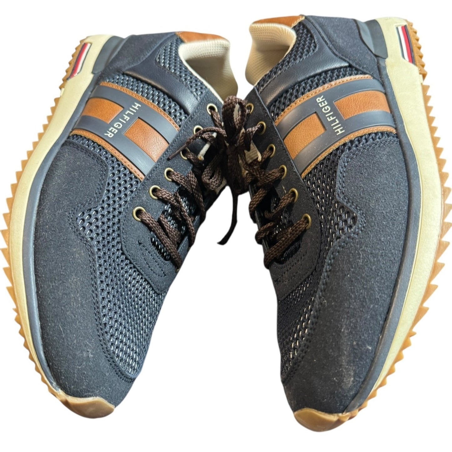Tommy Hilfiger Men's Navy Memory Foam Sneakers Size 10.5