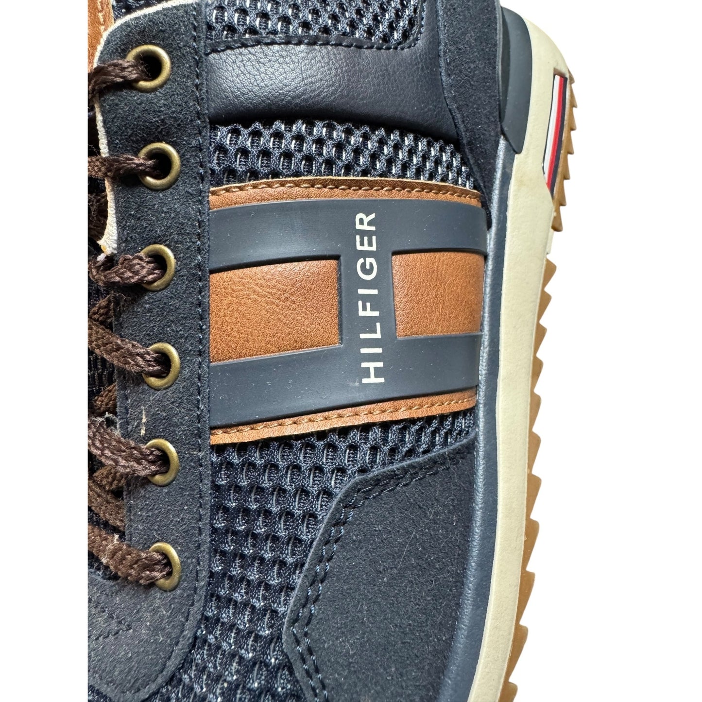 Tommy Hilfiger Men's Navy Memory Foam Sneakers Size 10.5