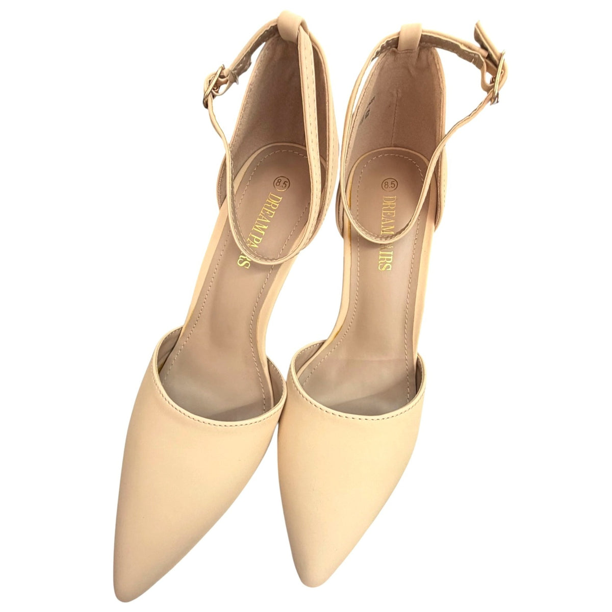 Dream Pairs Beige High Heels Size 8.5 NWB