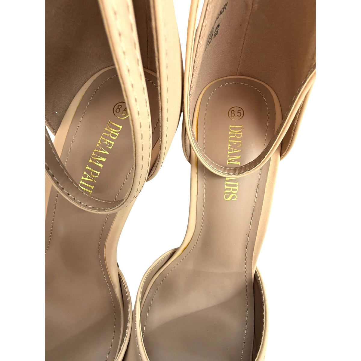 Dream Pairs Beige High Heels Size 8.5 NWB