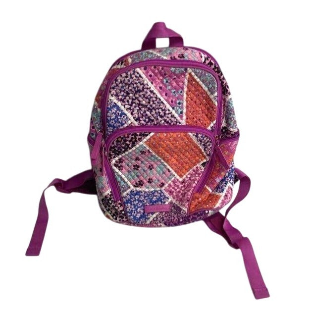 Vera Bradley Quilted Patchwork Multicolor Backpack School Travel Bag