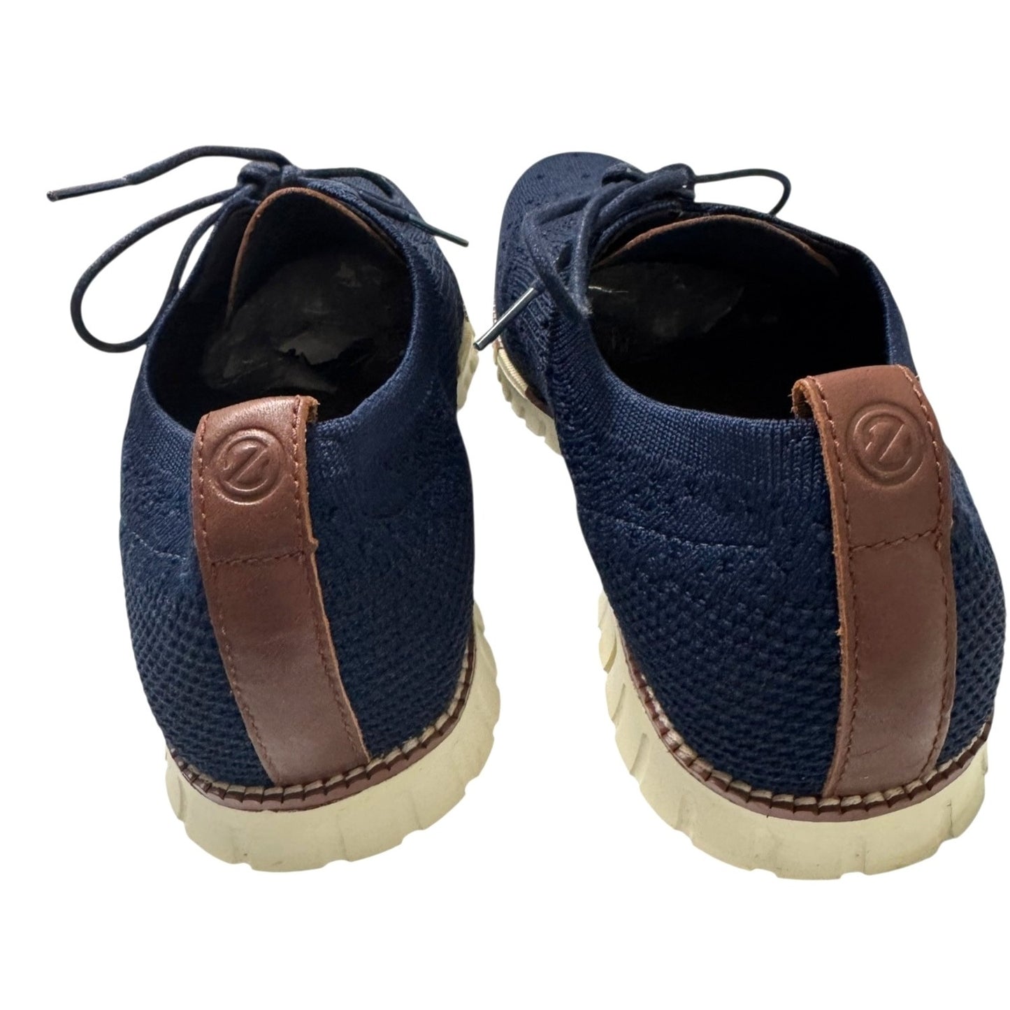 Men's ZeroGrand Navy Knitted Oxford Shoes By Cole Haan Size 13 NWOB