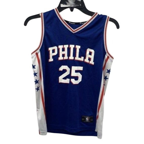 Philadelphia 76ers Ben Simmons #25 Fanatics NBA Jersey Blue Size Youth M